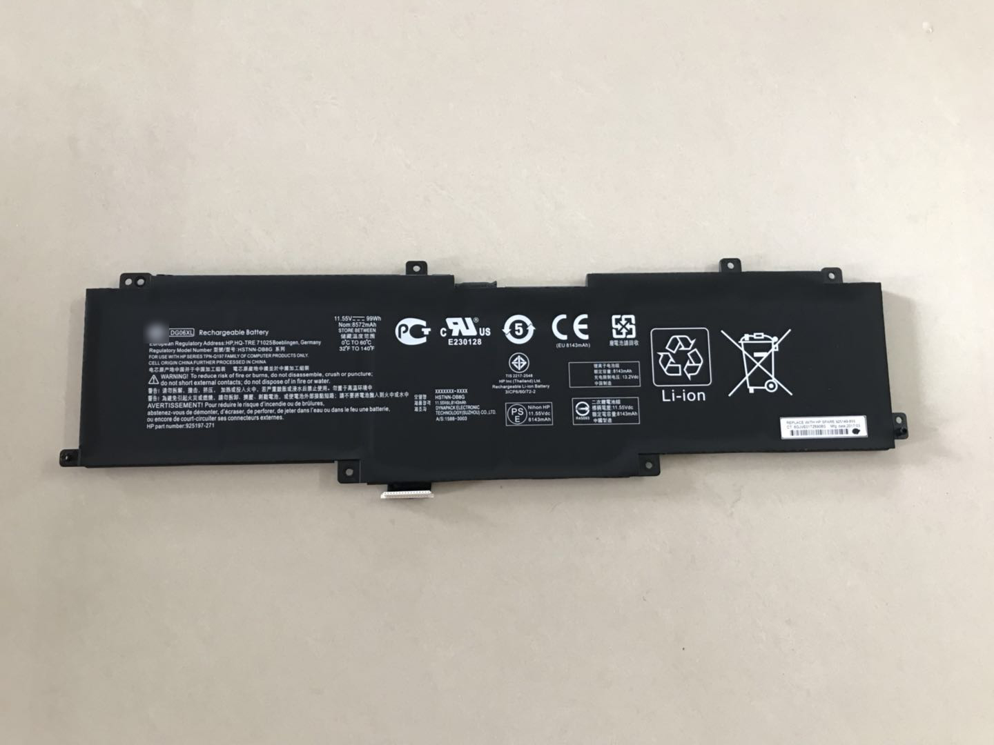 DG06XL laptop battery DG06XL