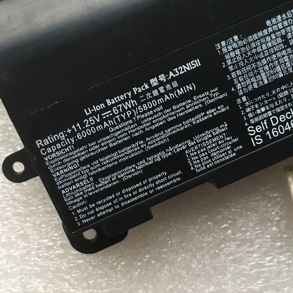 Pin (Original)67Wh Asus ROG G752VL G752VM A32N1511 Battery | Shopee