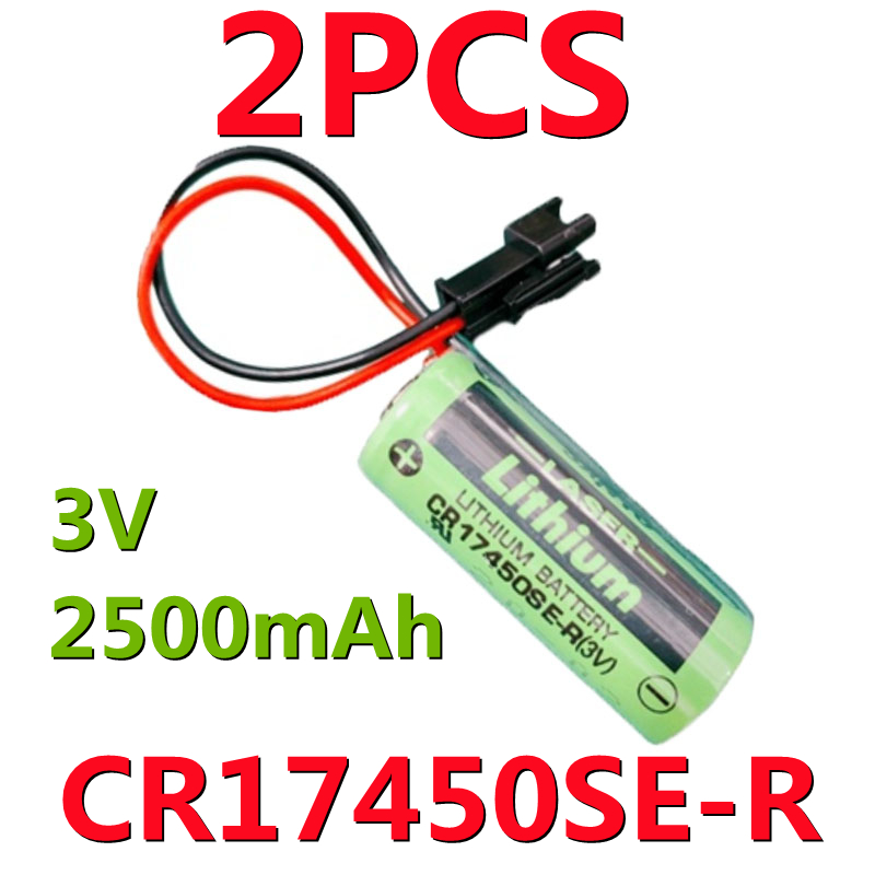 10x SANYO CR17450SE-R 3V PLC Lithium Batteries For FANUC A98L-0031-0012 – 2500mAh
