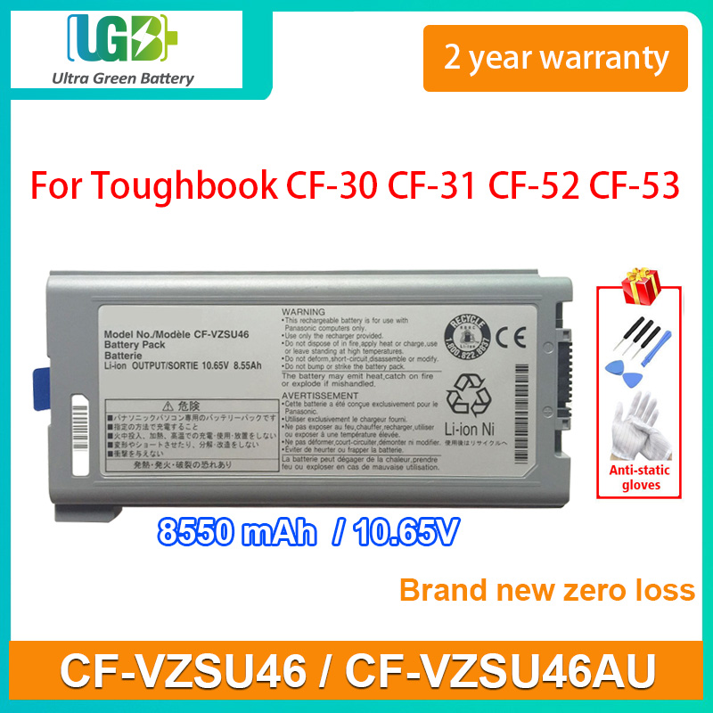 UGB New CF-VZSU46 CF-VZSU46AU Laptop battery For Panasonic Toughbook CF ...
