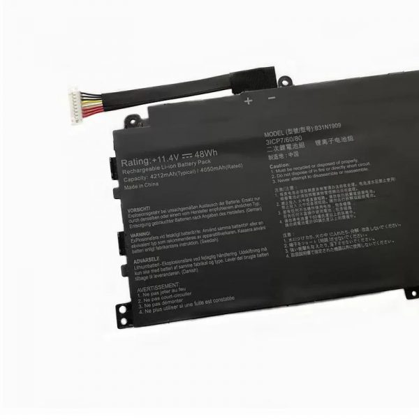 K KYUER 48Wh B31N1909 Batteria Per Asus ExpertBook P2, L2, B2 Flip E Serie L2502, B2502, P2451 – 11,4V