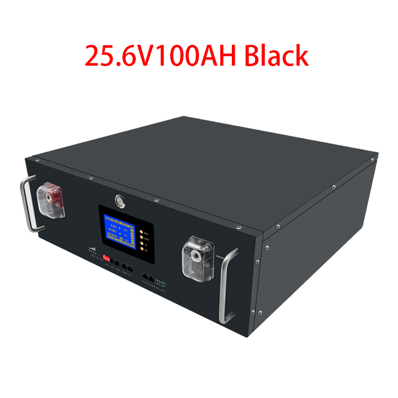 25.6V100AH-Black