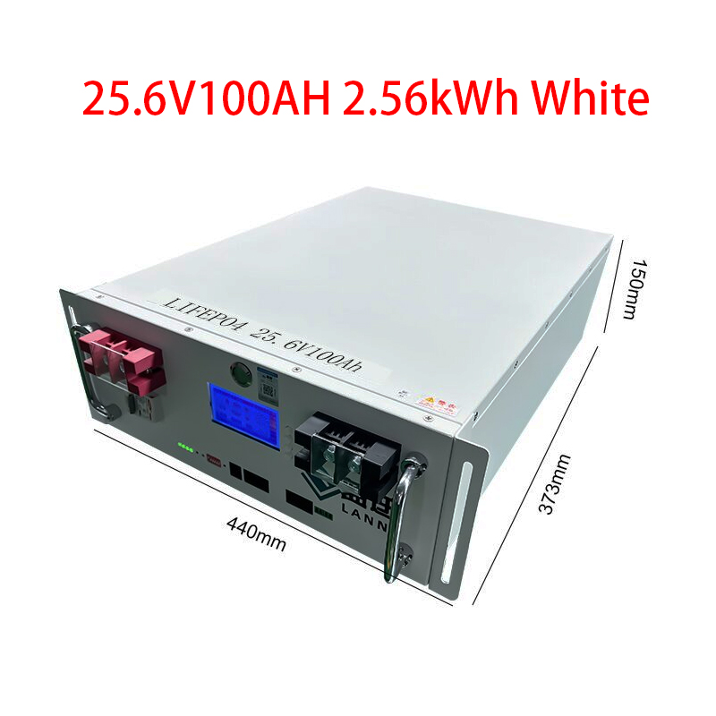 25.6V100AH White