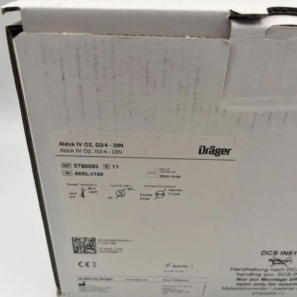 5790093 Drdger Alduk IV O2 Compact Pressure Reducer - Medical Battery ...