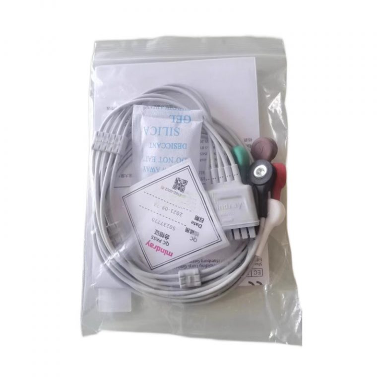 Telemetry Instrumentation Kit New 009-004782-00 For Mindray TM60/80/12P Holter Telemetry Lead Cable 5 ...